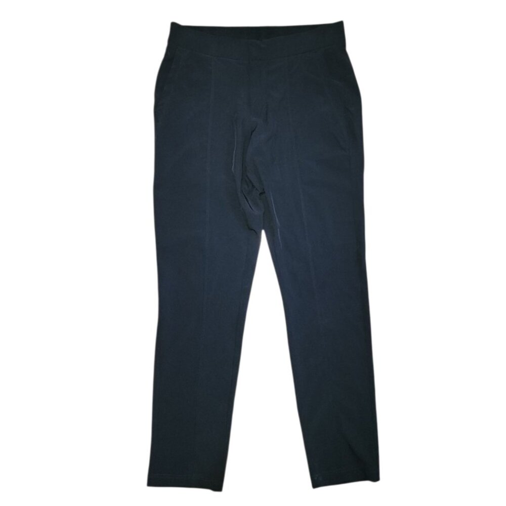 Kyodan‎ Pants Womens Size S Small Solid Black Performance Pockets Comfort Waist